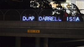 Dump Darell Issa Hillcrest Indivisible Sign - Light Brigade